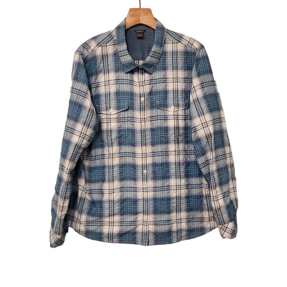 Eddie Bauer Button‎ Up Shirt Light Vented Button Up Outdoors Hiking Womens XL - Picture 1 of 11